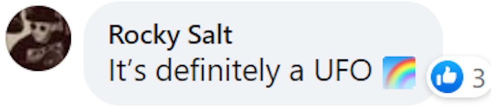 rocky salt comment - UFO News UK