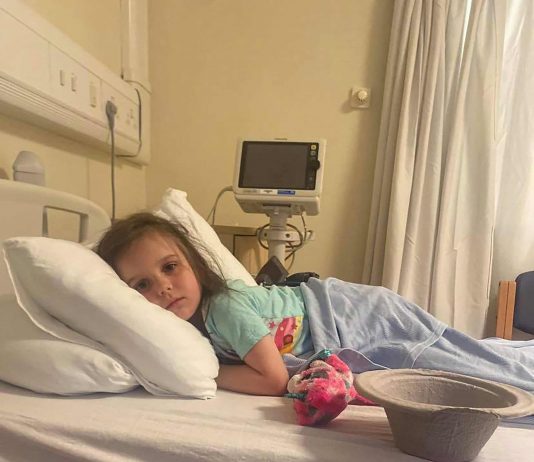 The brave youngster in hospital - Scottish News