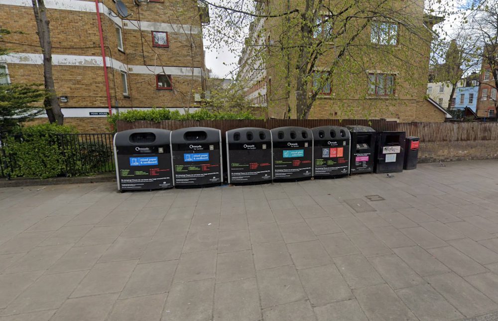 The bins the Londoner got stuck in | London News