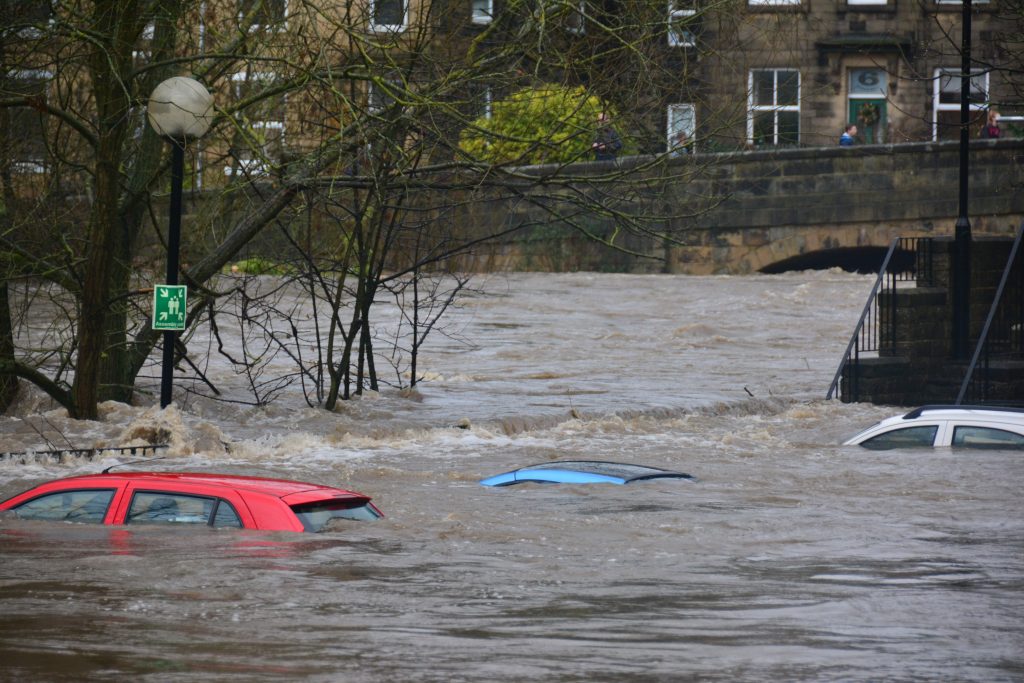 severe flooding over cars- Scottish News