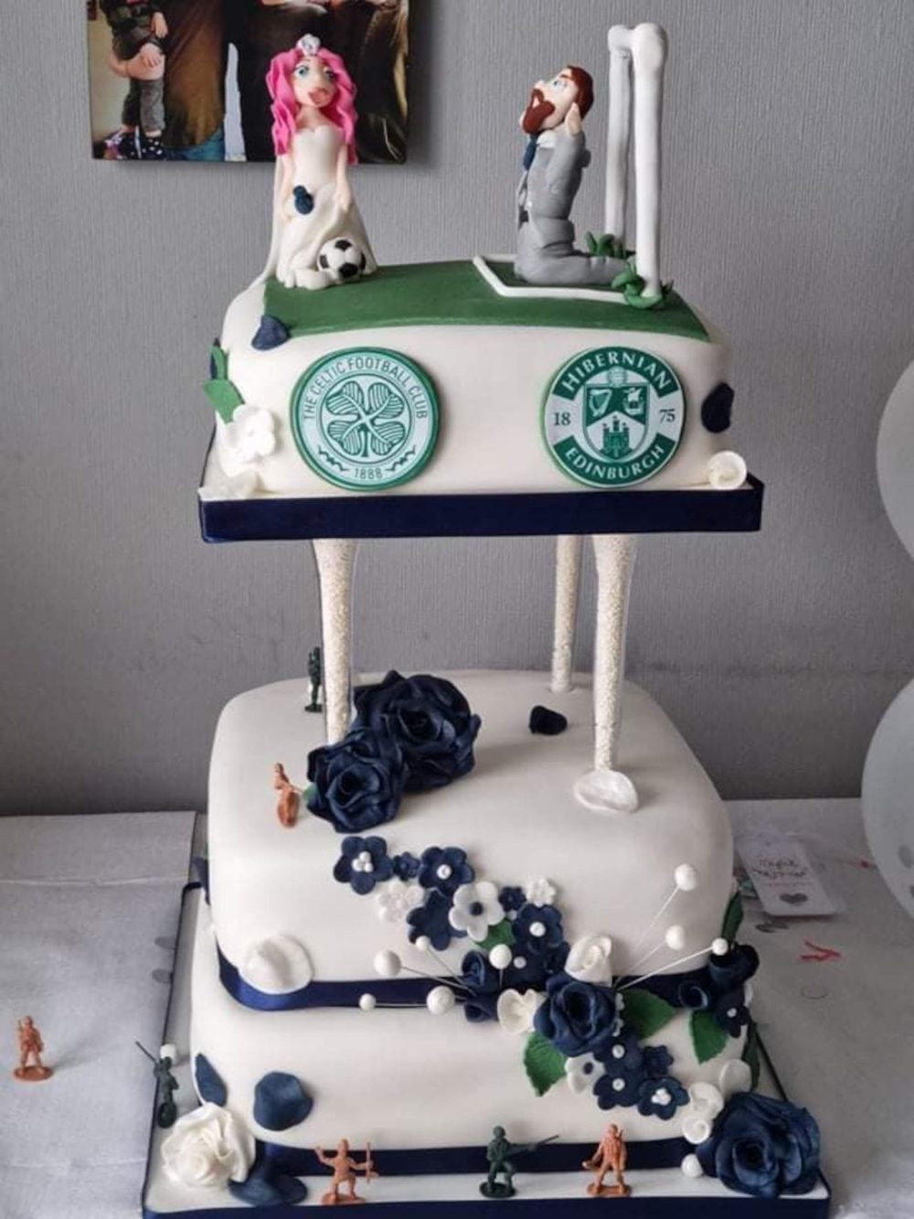 The three-tier footie cake - Scottish Football News