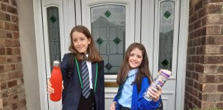 Olivia and Anna Boyce, Scottish Water, Your Water Your Life, Pupils urged to tap into Scotland's greatest natural asset