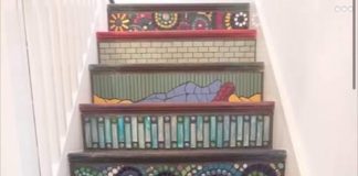 mosaic staircase - DIY News