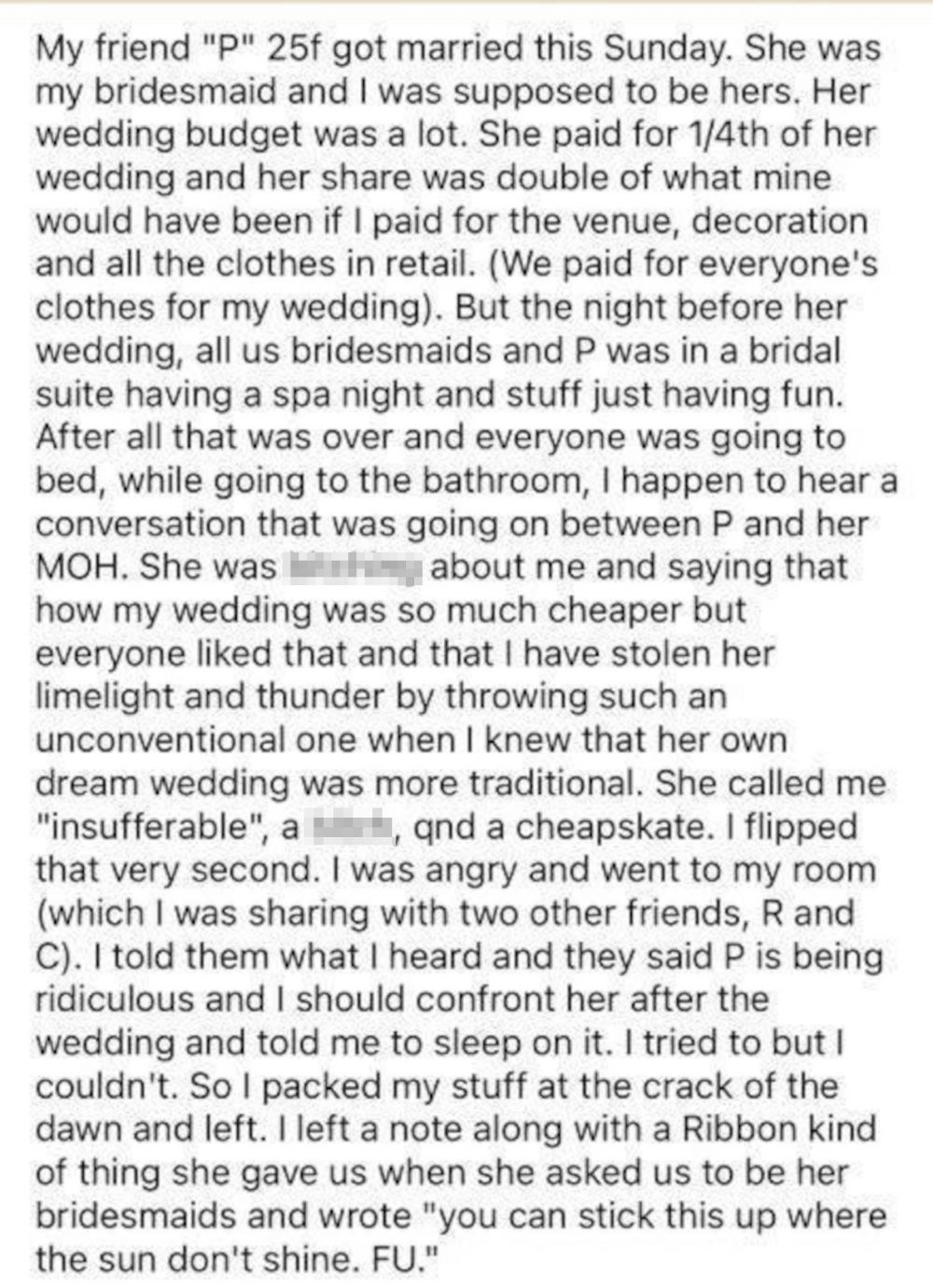 Friend having traditional wedding - wedding news