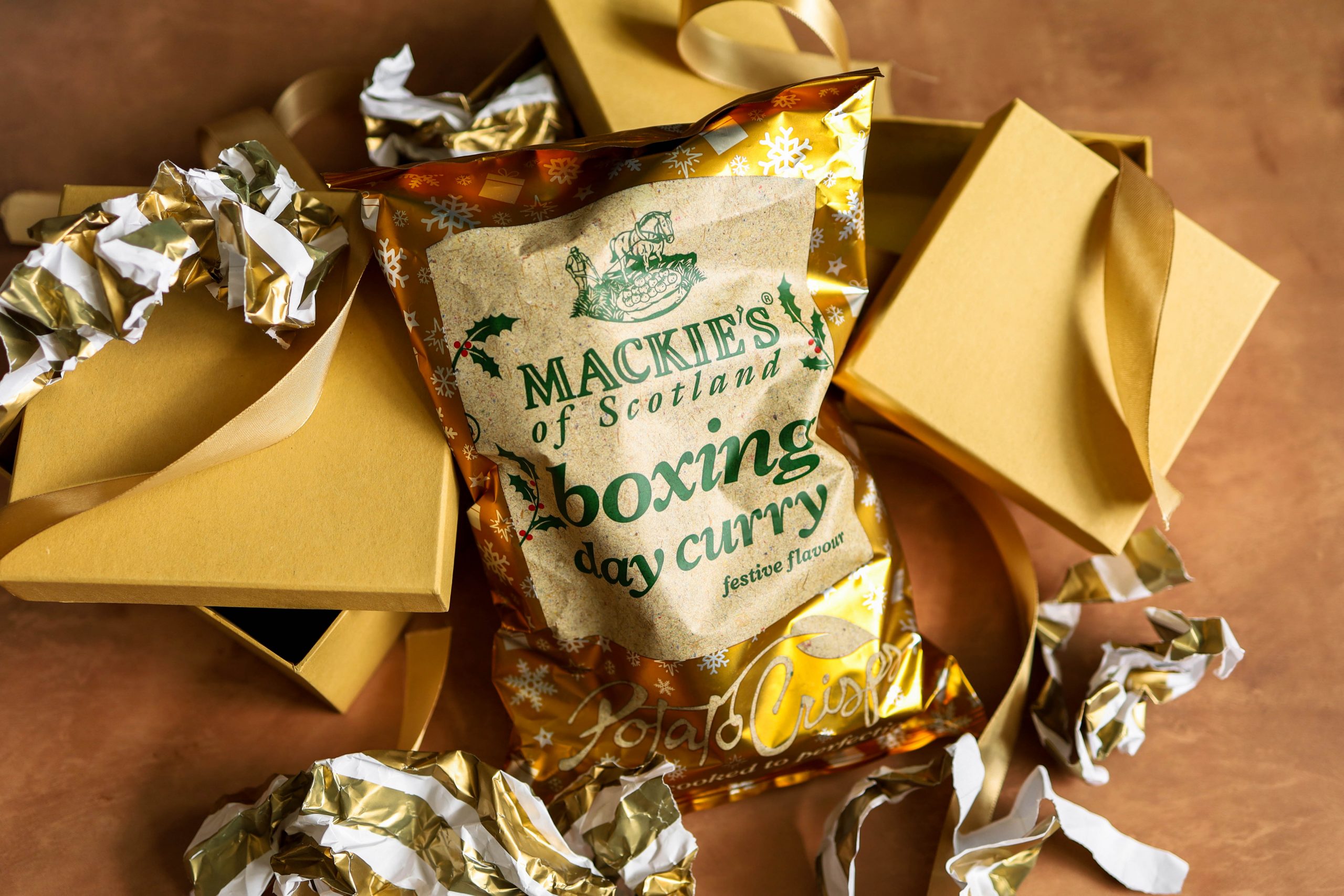 Food and drink PR photography, Scottish snack brand provide an early taste of Boxing Day