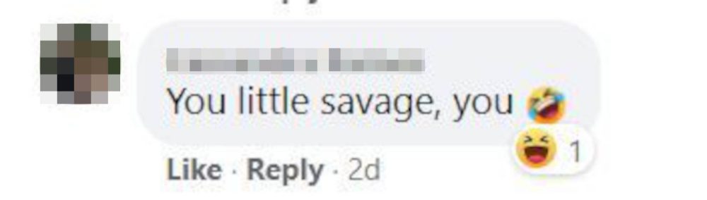 little savage comment - wedding news
