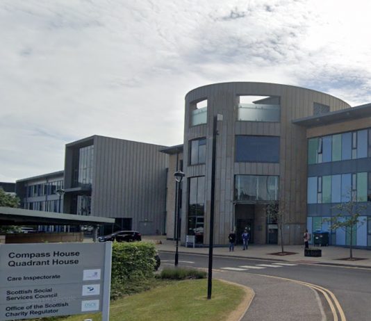 A photo of the SSSC offices in Dundee.