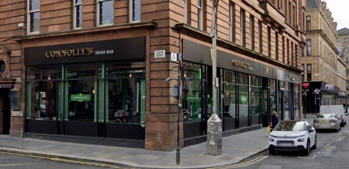 Connolly's Irish Bar in Glasgow