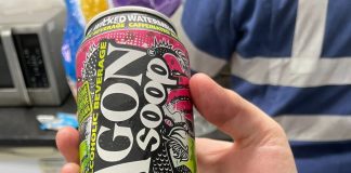 A photo of the Dragon Soop can - which Robbie's mum packed in his lunch box.