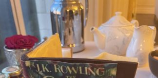 The cover of the chocolate book Rowling received.