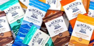Food and Drink PR photography, Mackie's of Scotland New Chocolate Packaging 2