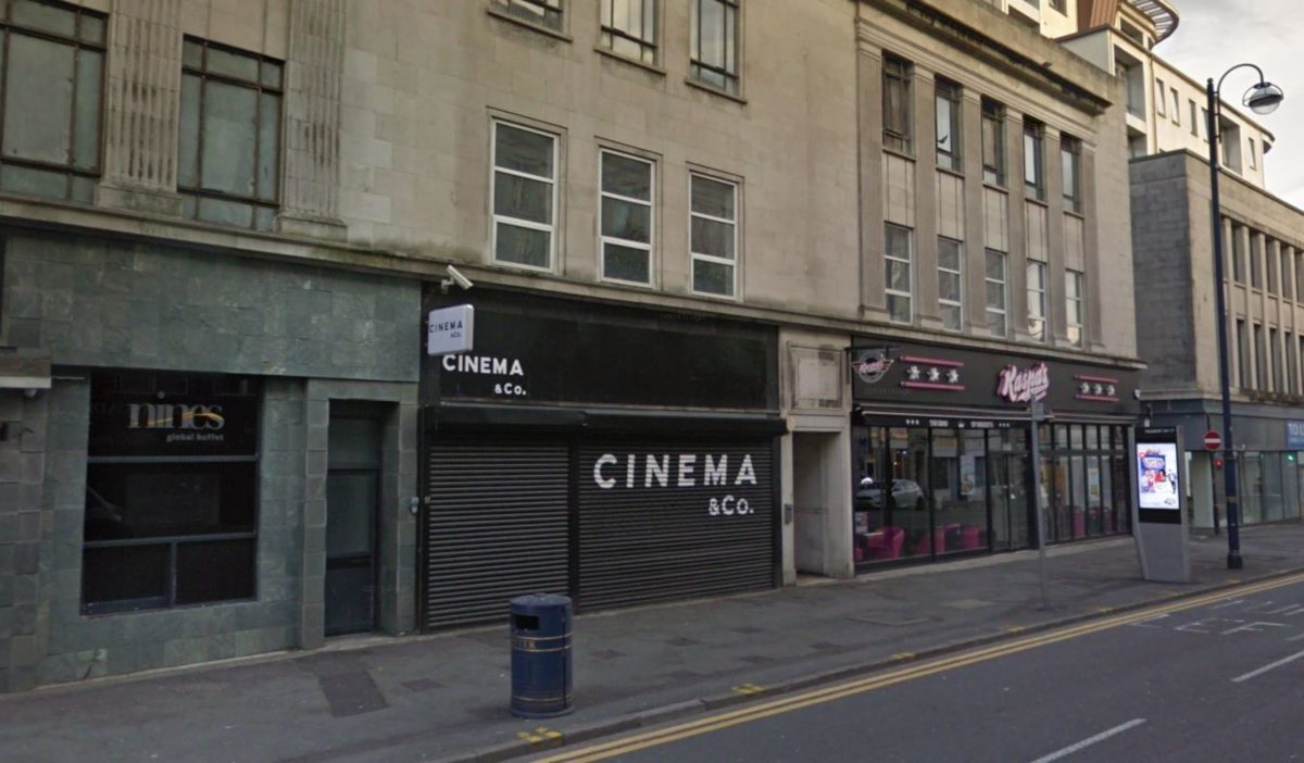 Google Streetview of Cinema & Co in Swansea