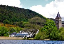 The Lake of Menteith Hotel in the Trossachs