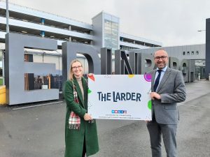 Edinburgh airport and charity partner bosses at edi airport