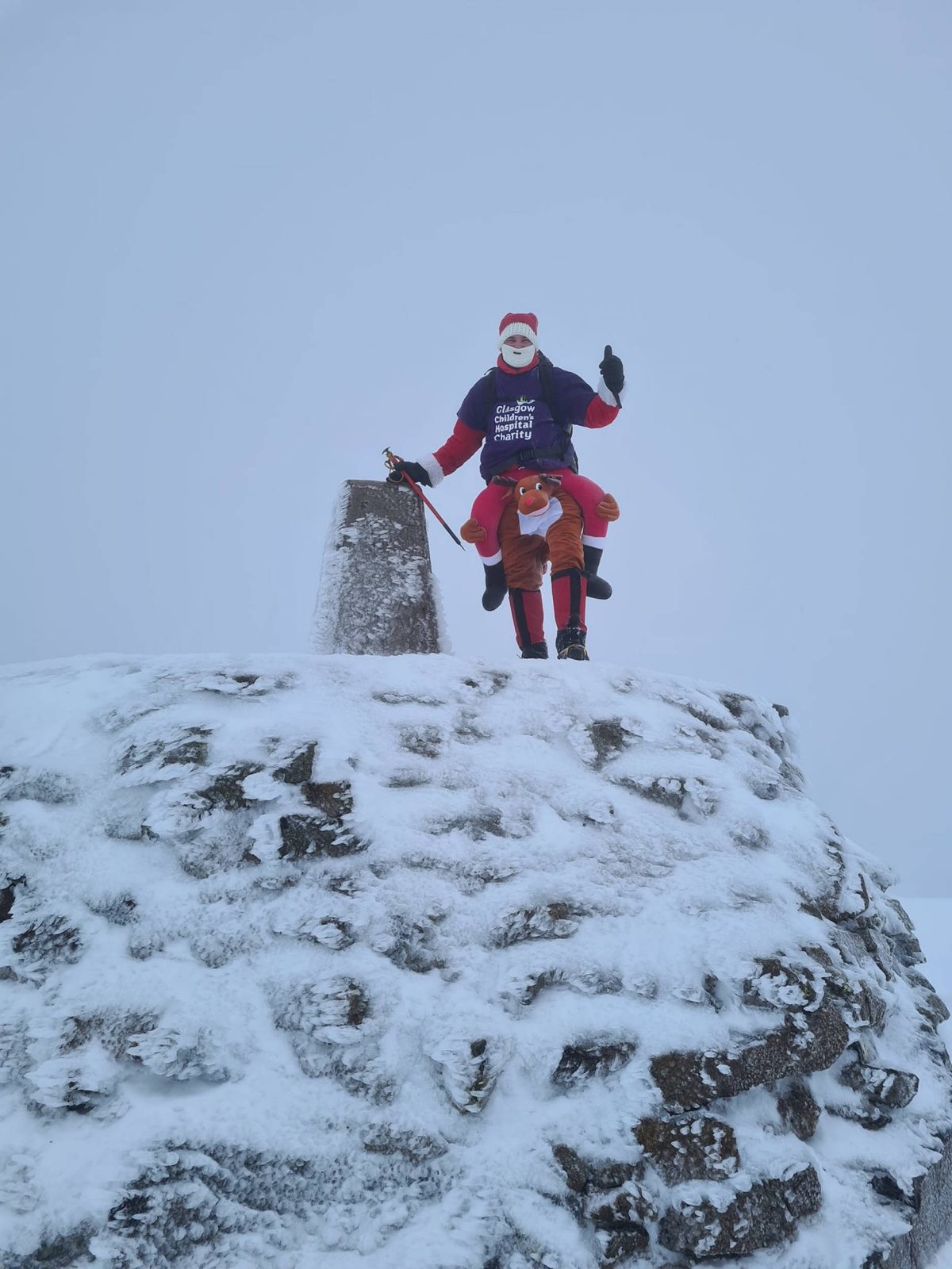 Craig at the summit of Ben Nevis