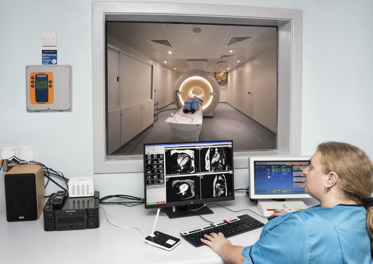 Control room of UoA MRI scanner