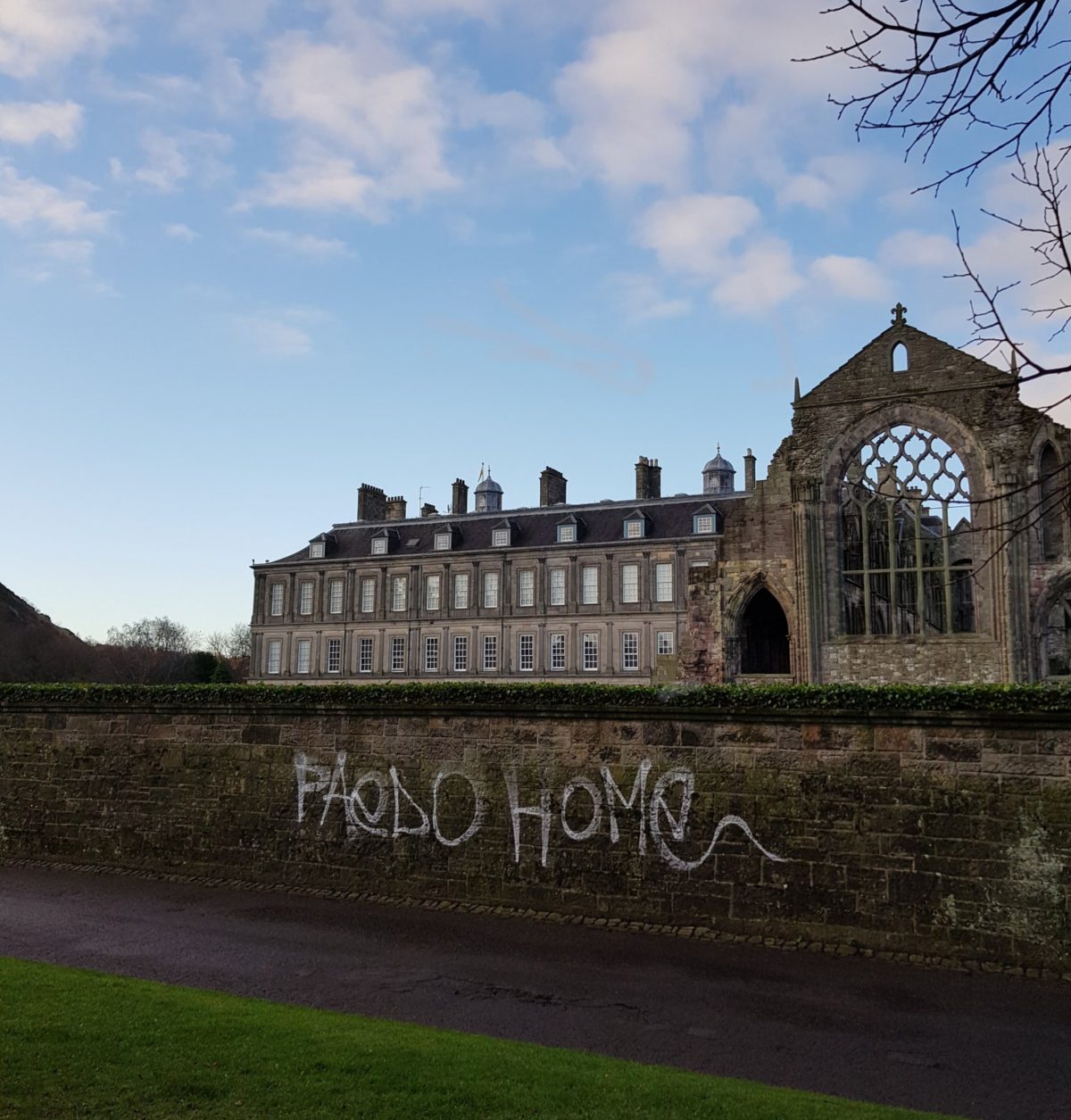 Holyroodhouse vandalised