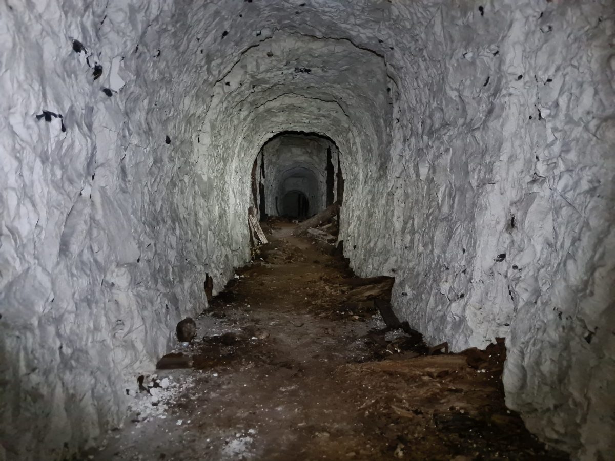 Corridor in the dressing station.