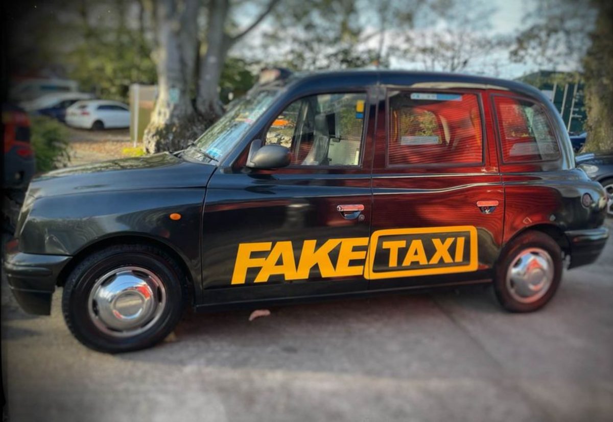Fake taxi car