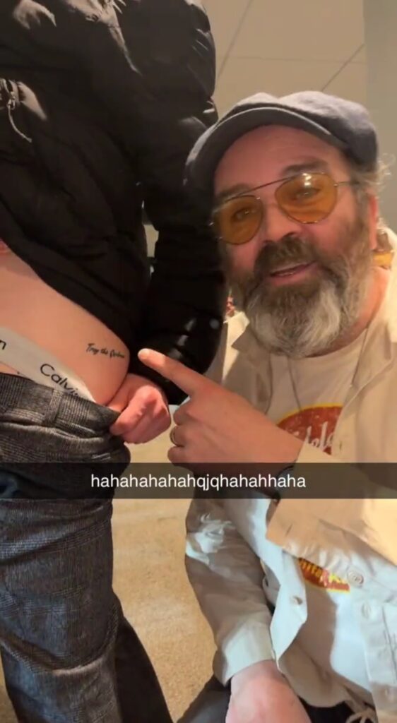 Greg Hemphill and the tattoo
