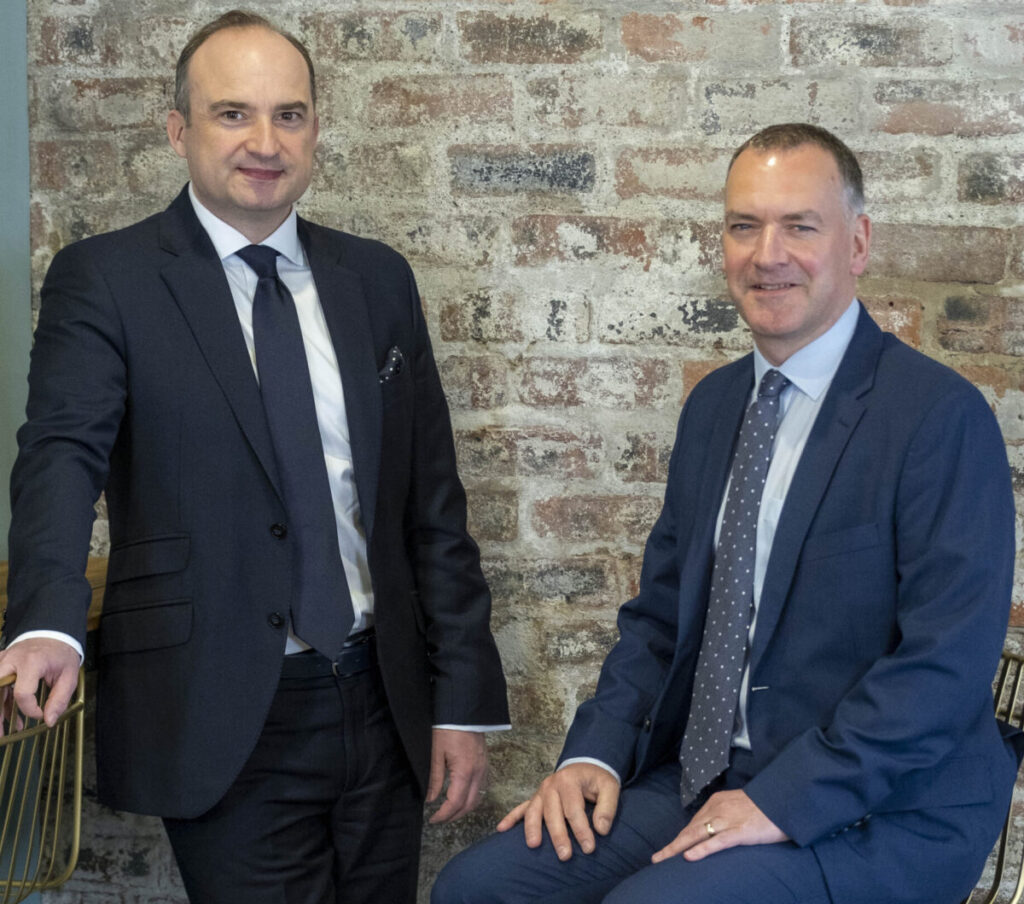 Murgitroyd’s new Global People Director, John Gillies (right) with Gordon Stark, CEO.