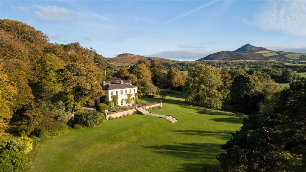 The multi-million pound mansion comes with 27 acres of land