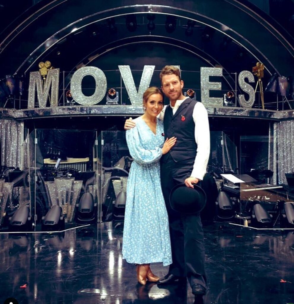 JJ Chalmers with dance partner Amy Dowden