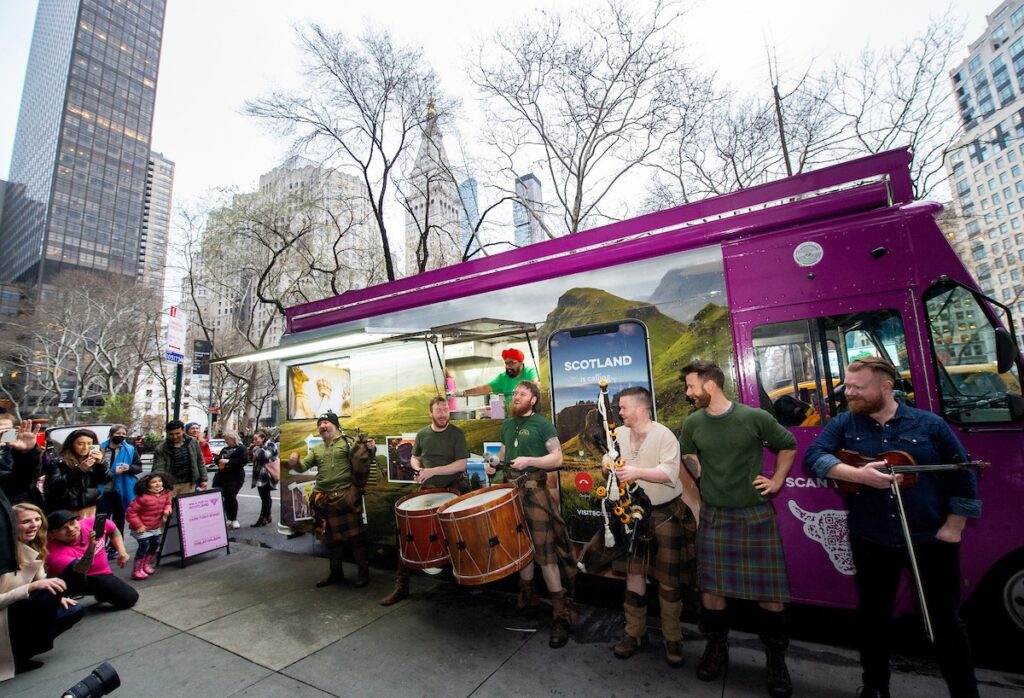 Food Truck located at Tartan Day