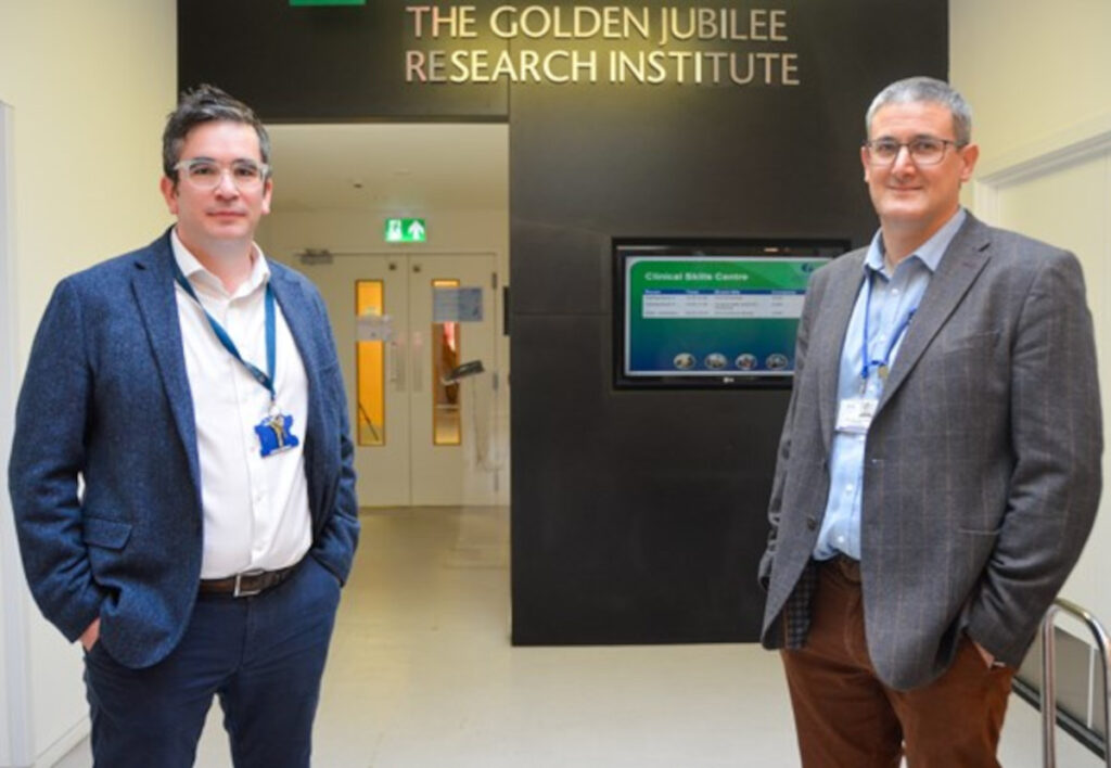 (L-R) Dr Philip McCall and Dr Ben Shelley, lead author and chief investigator of the study.