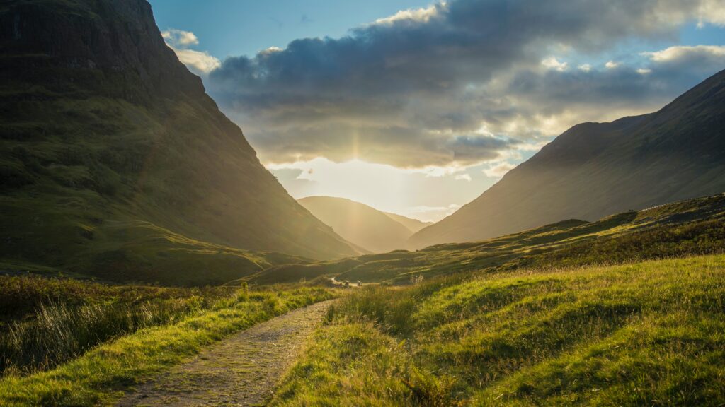 Photo of Scottish landscape.