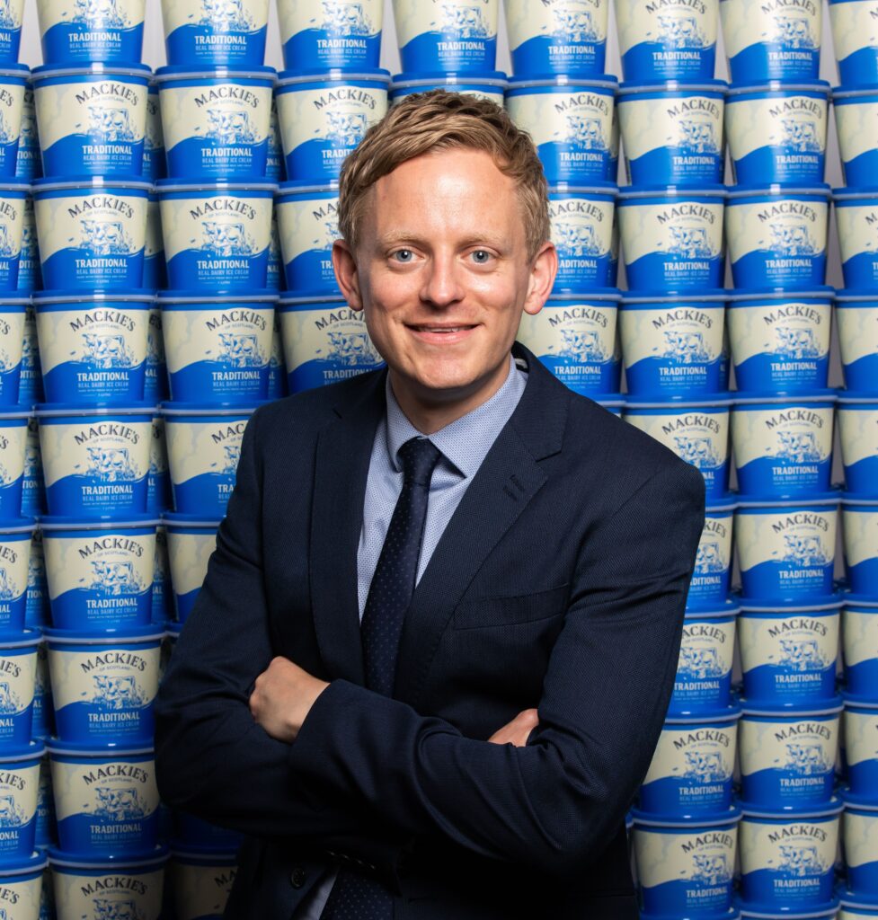ales and Marketing Director at Mackie’s of Scotland, Stuart Common.