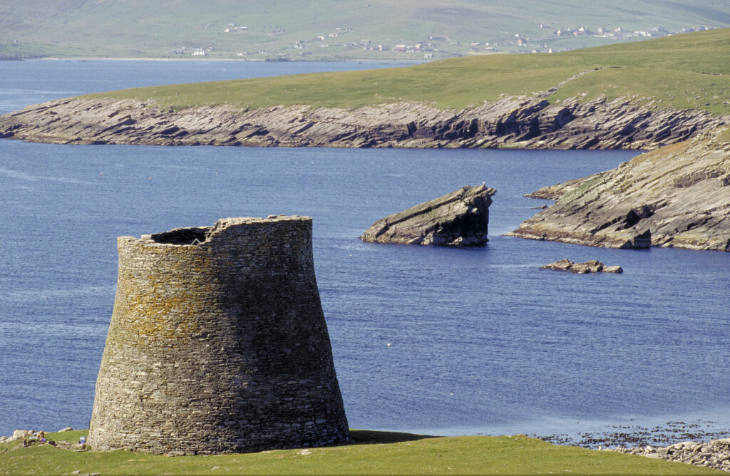 Photo of the Broch of Mousa, Shetland.