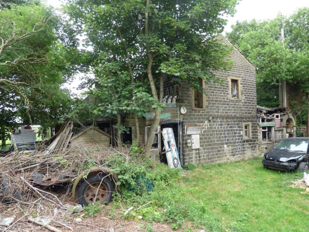 The property is in a derelict condition