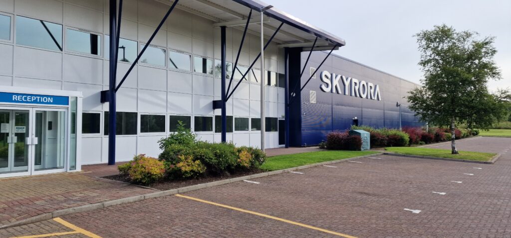 Skyrora facility from the outside.