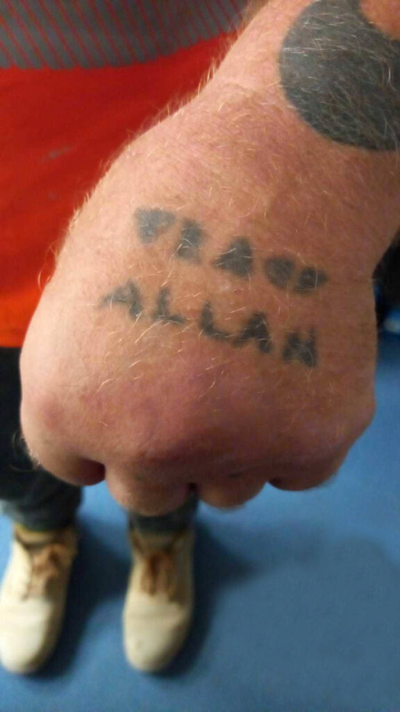 Allan's tattoo 