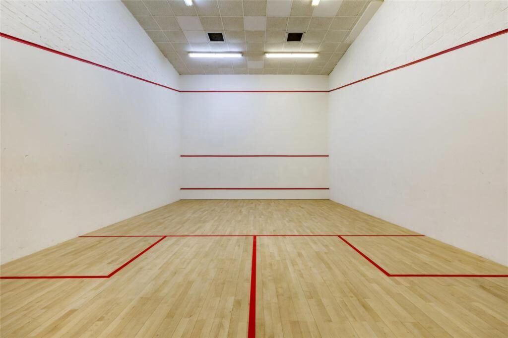 The squash court