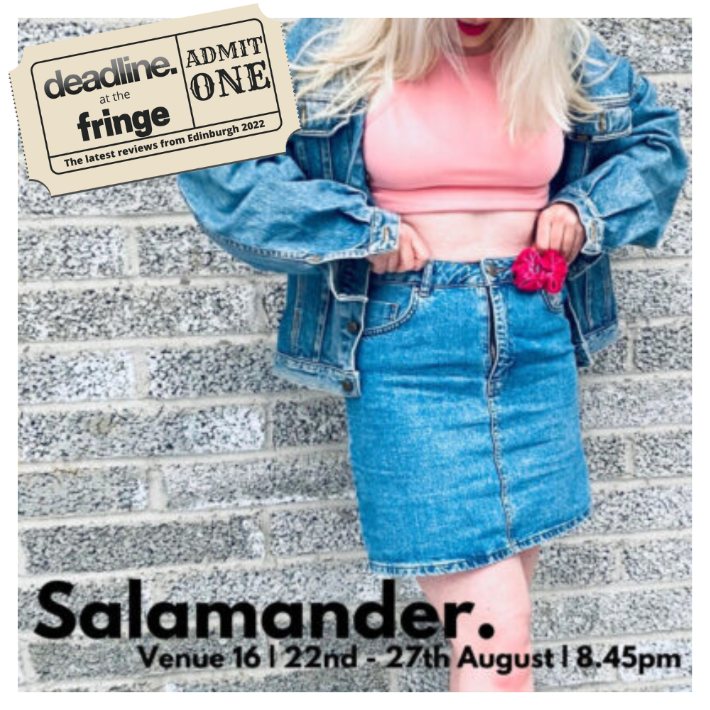 Promo for Salamander, by Pretty Knickers Productions at Edinburgh Fringe.
