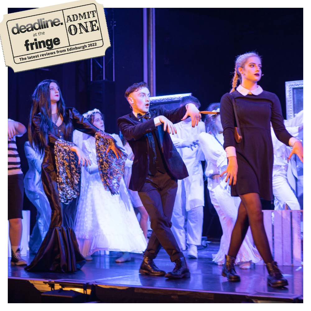Captivate Theatre take to the stage in their show The Addams Family: A New Musical at the Edinburgh Fringe.