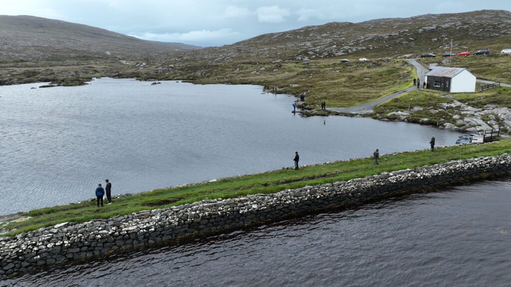 Photo of the Fincastle Dam in West Harris, which has been restored thanks to the Salmon Scotland fund.
