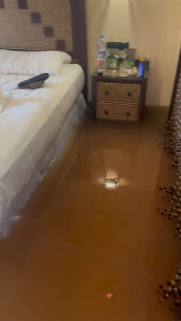 Flooded TUI hotel 