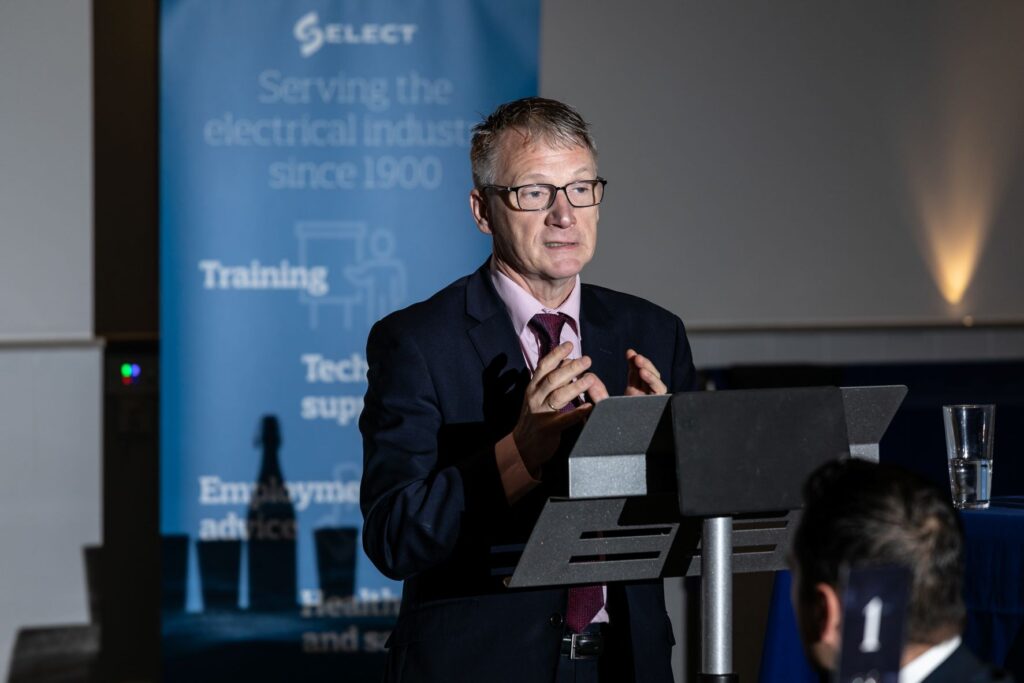 Ivan McKee speaking at the SELECT President's Lunch event.