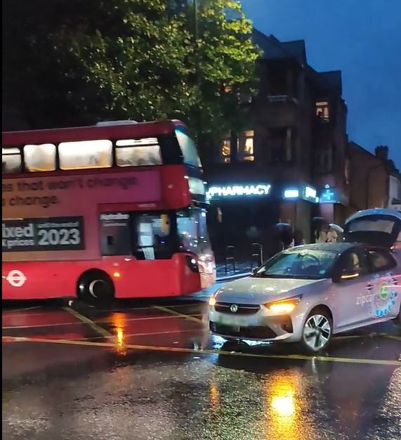 Mysterious Zipcar left stranded in middle of busy London road baffles passers-by