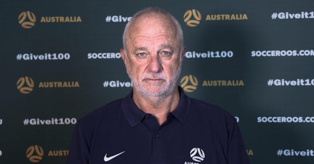 Australia manager Graham Arnold.