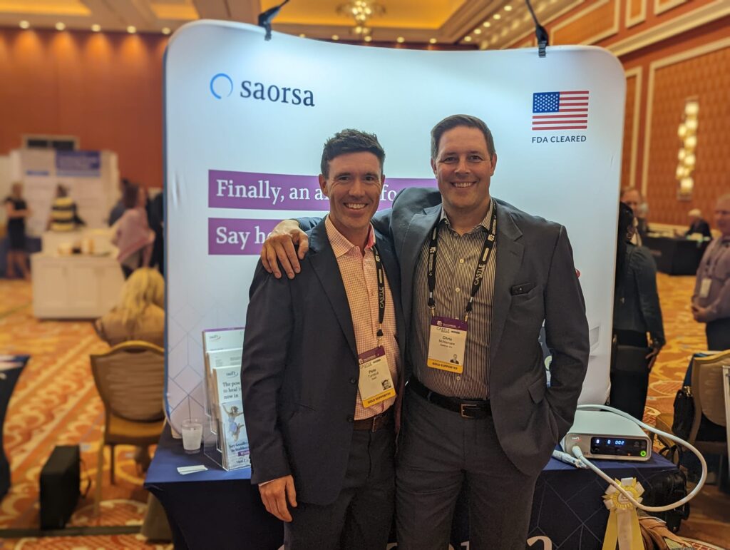 Pete Turnbull (L) and Chris McNamara, founders of Saorsa.