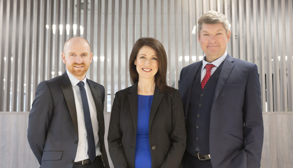 (L-R) Calum Crighton, Lesley McKnight and Richard Shepherd in a promo photo.