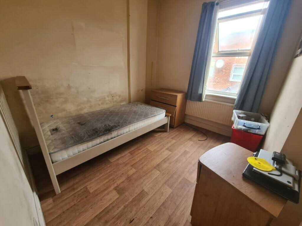 Mouldy bed in Manchester ex-care home property