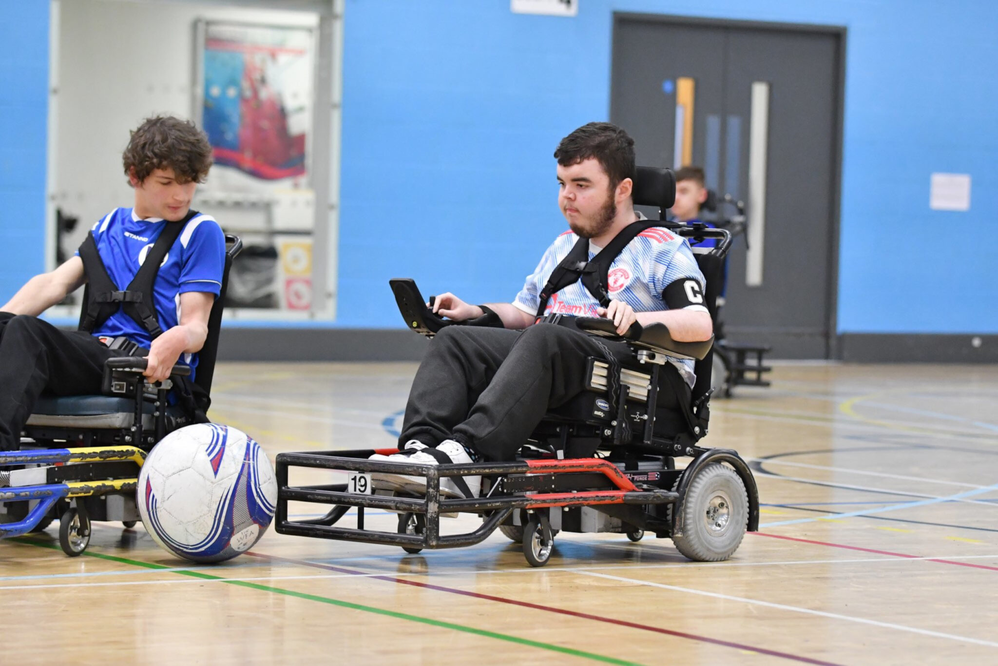 Powerchair Sale United player in action