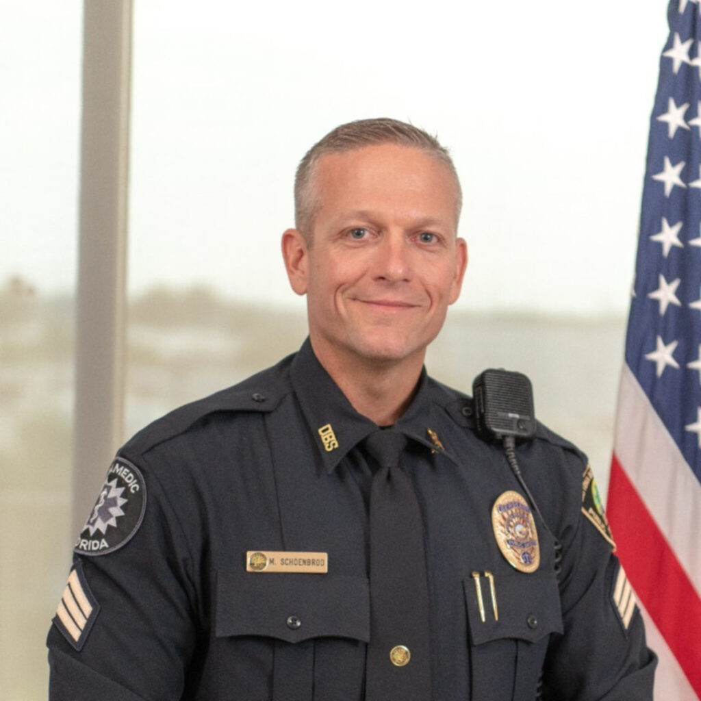 Lieutenant Michael Schoenbrod of the Daytona Beach Public Safety Department.