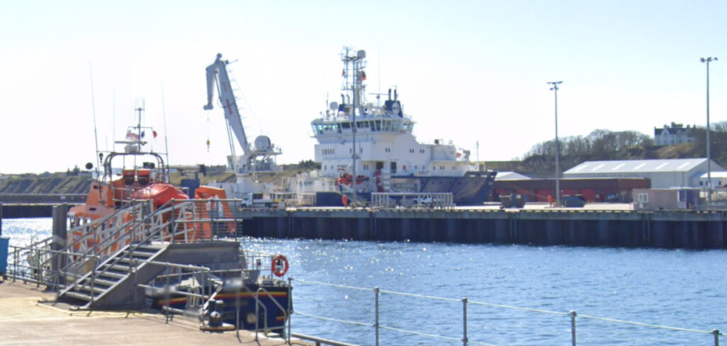 RNLI at Scrabster Harbour