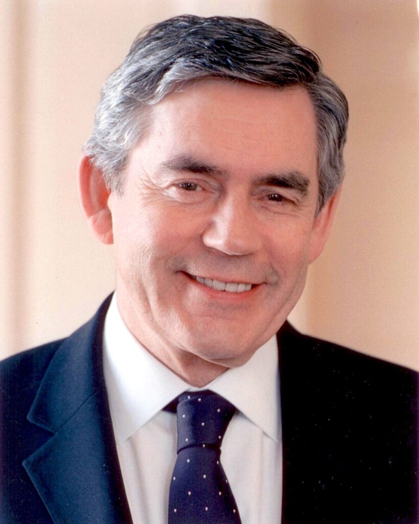 Gordon Brown, former UK Prime Minister.